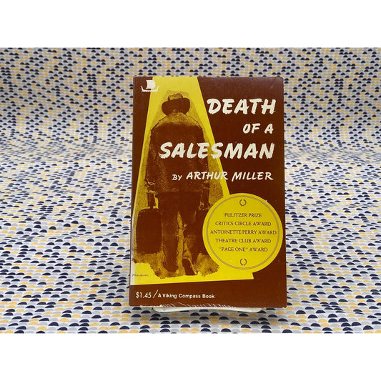 Death of a Salesman - Arthur Miller - Vintage Paperback Book - 95 cent Compass Edition
