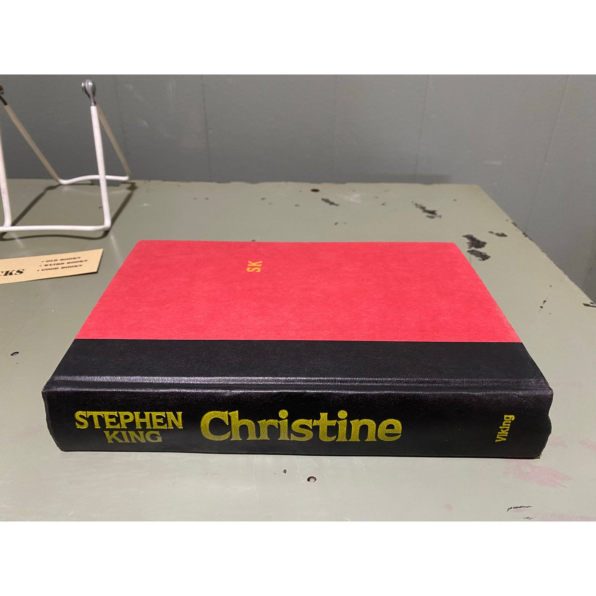 Christine - Stephen King - Vintage Hardcover Book - Viking Club Edition