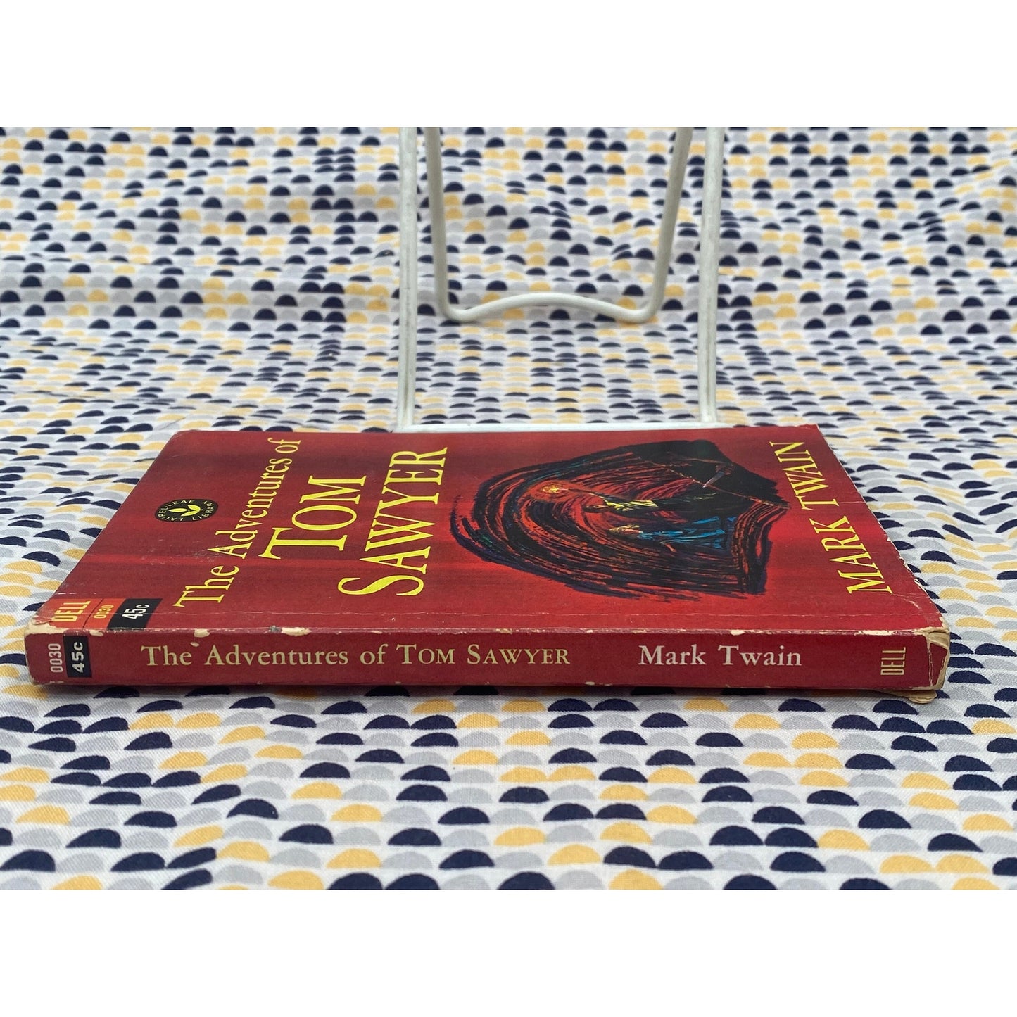 The Adventures of Tom Sawyer - Mark Twain - Vintage Paperback Book - Dell Ed