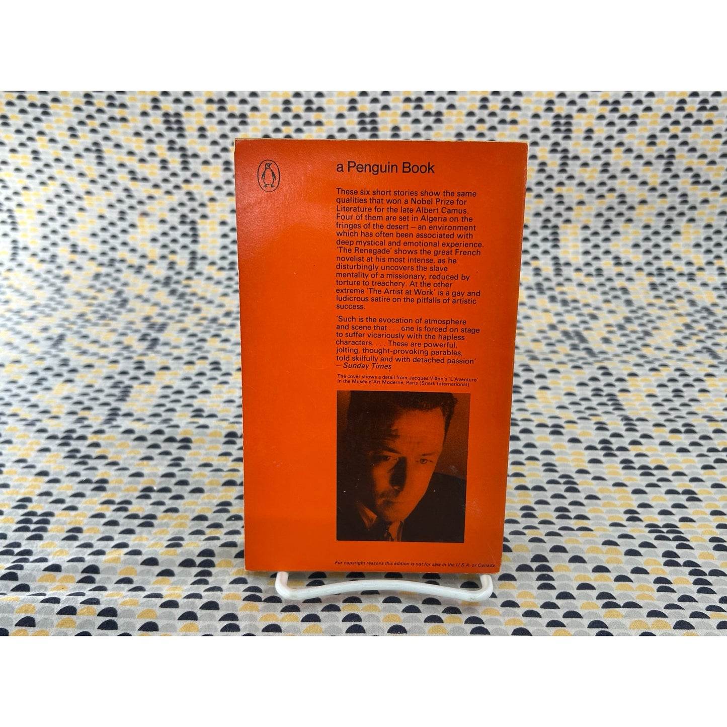 Exile and the Kingdom - Albert Camus - Vintage Paperback Book - Penguin Edition
