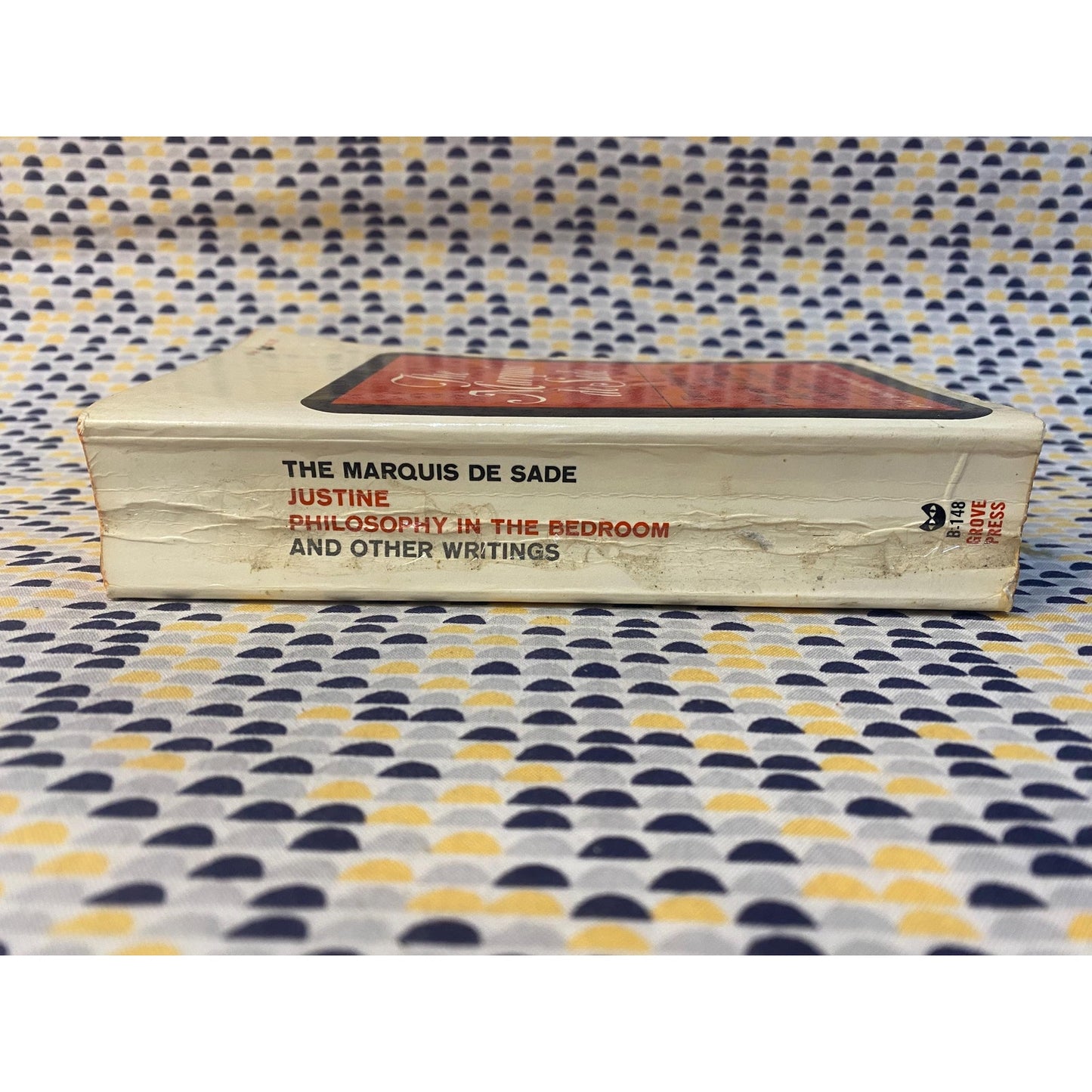 Marquis De Sade - Justine, Philosphy in the Bedroom, Eugenie de Franval - Vintage Paperback Book - The Unexpurgated Grove Press Edition