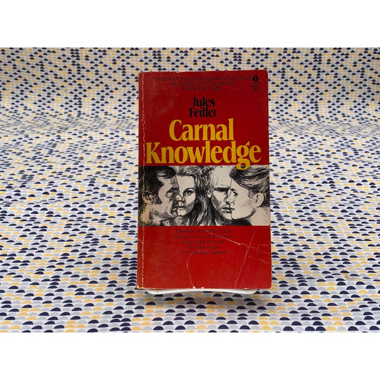 Carnal Knowledge - Jules Feiffer - Movie Tie In - Vintage Paperback Book - Avon Edition