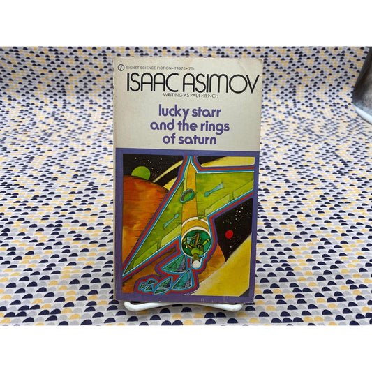Lucky Starr and the Moons of Jupiter - Isaac Asimov - Vintage Paperback Book - 75 cent Signet Science Fiction Edition