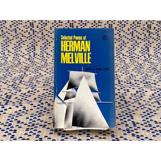 Selected Poems Of Herman Melville - Hennig Cohen, editor - Vintage Paperback Book - Southern Illinois University Press Edition