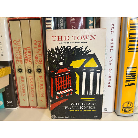 The Town - A Novel of the Snopes Family - William Faulkner - Vintage Paperback Book