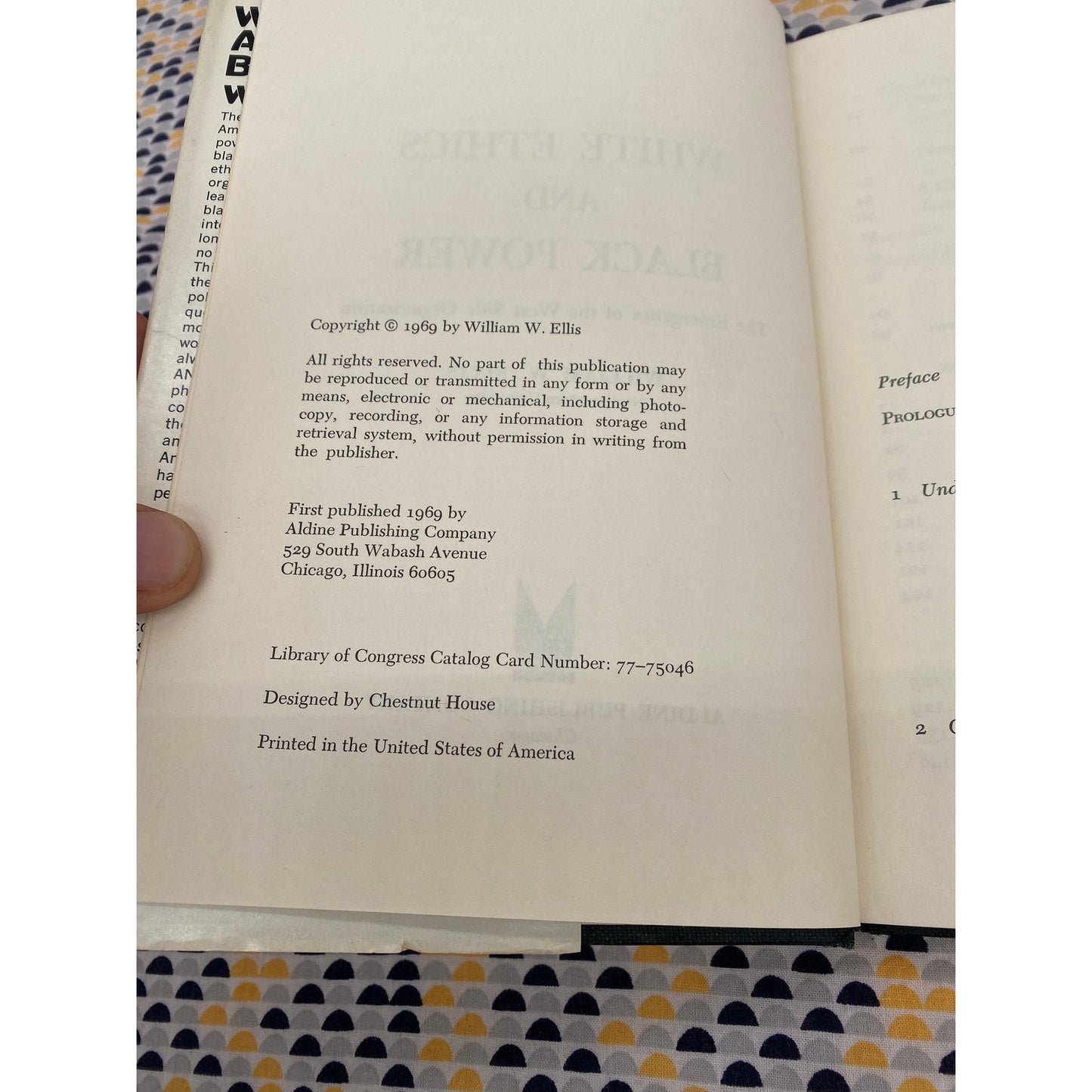 White Ethics and Black Power - the Emergence of the West Side Org- William Ellis
