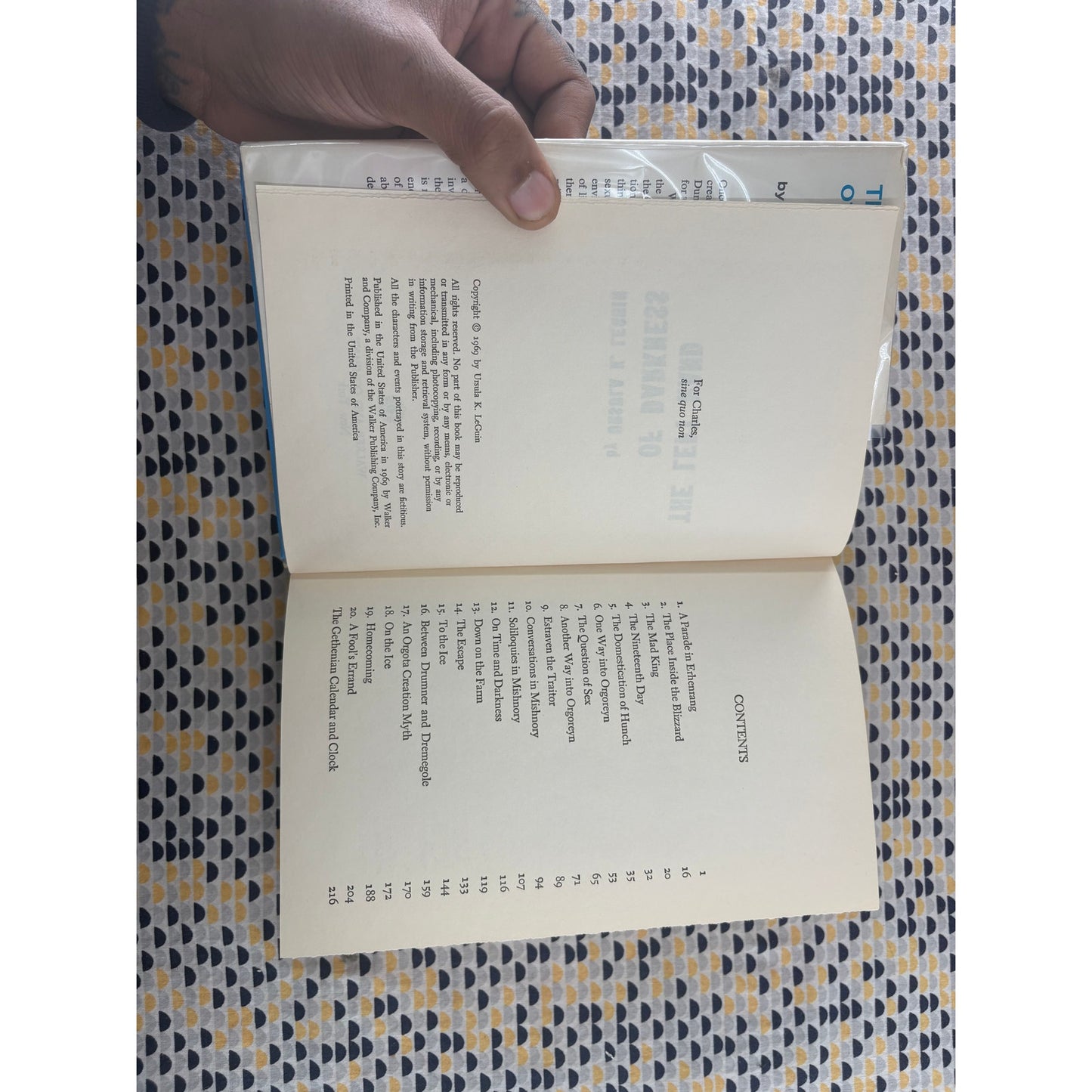 The Left Hand of Darkness - Ursula K. LeGuin - Walker and Co - Club Edition