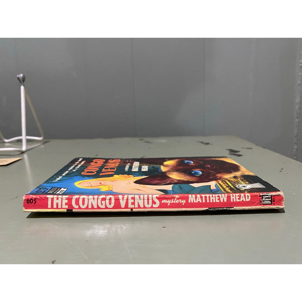 Congo Venus - Matthew Head - Dell Mystery 605 - Mapback - Vintage Paperbacks