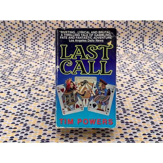 Last Call - Tim Powers - Vintage Paperback Book - Avon Edition