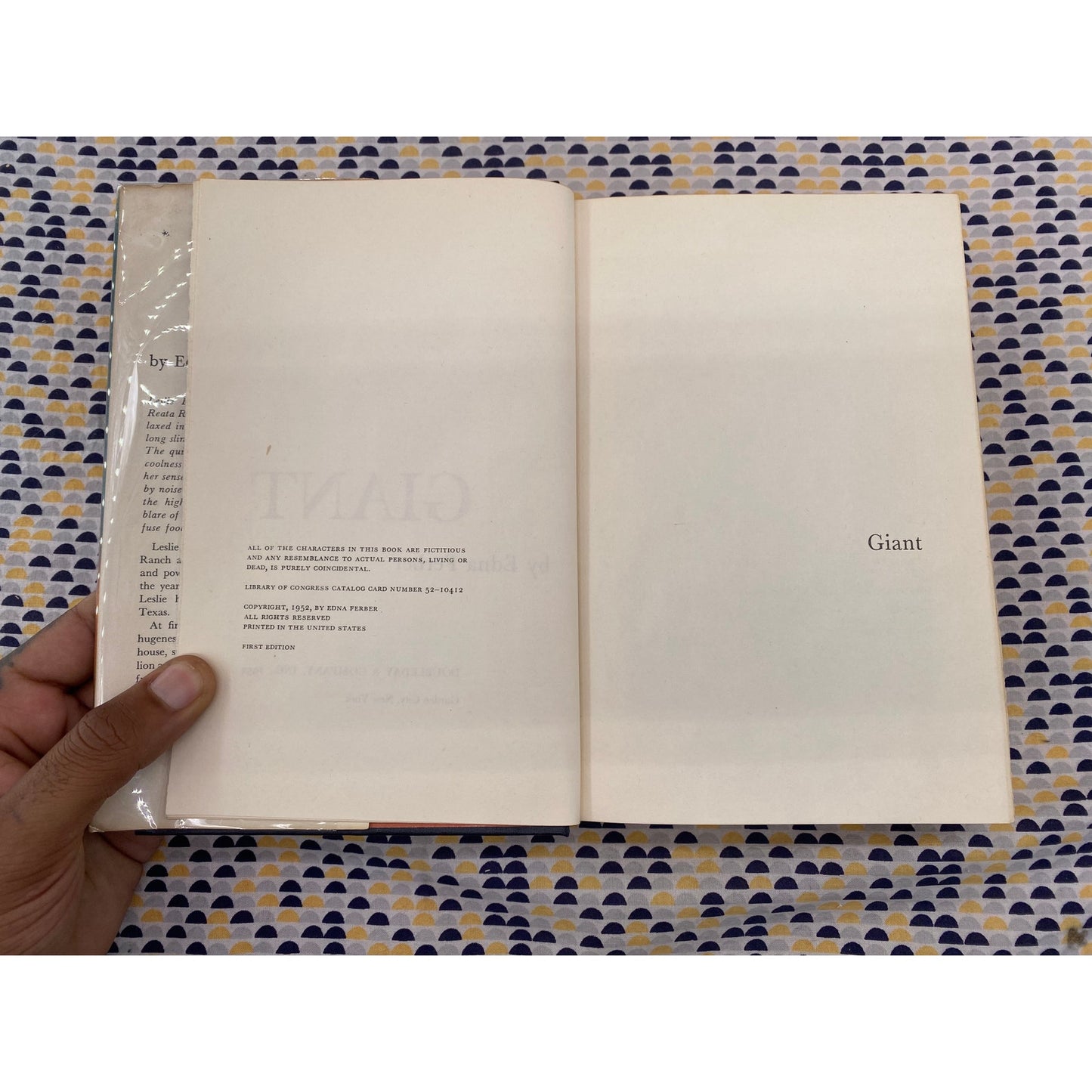 Giant - Edna Ferber - Doubleday - Hardcover - 1st Edition