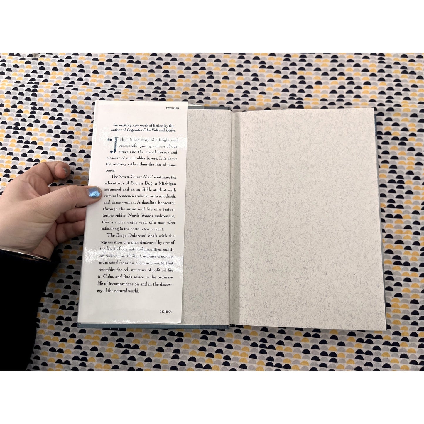 Julip - Jim Harrison - Houghton Mifflin/ Seymour Lawrence - Hardcover 1st Edition 1st Printing