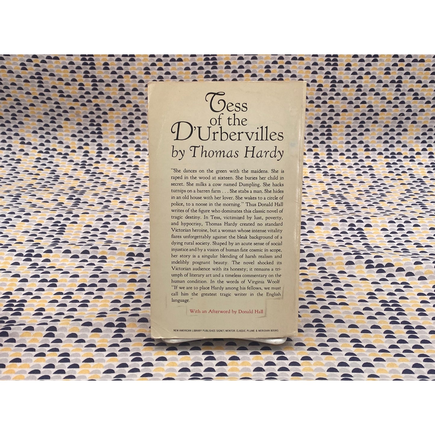 Tess Of The D'Urbervilles - Thomas Hardy - Vintage Paperback Book - Signet Ed