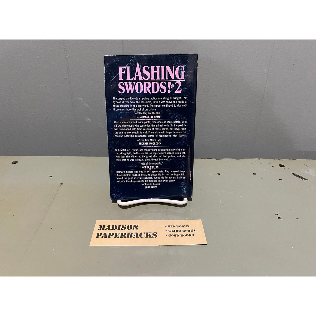 Flashing Swords! #2  ed. Lin Carter - Dell - Frazetta cover - Vintage Paperbacks