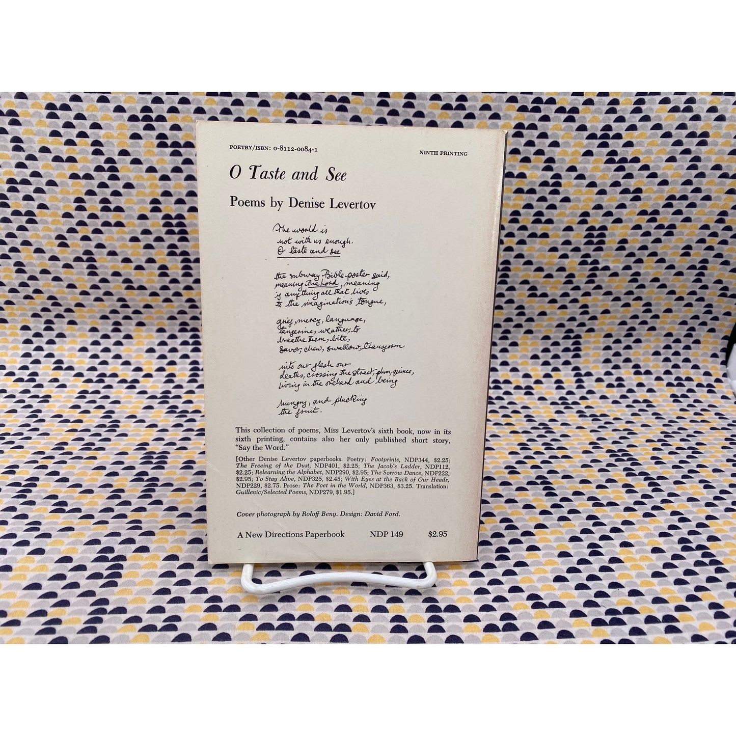 O Taste And See - Denise Levertov - New Directions - Paperback