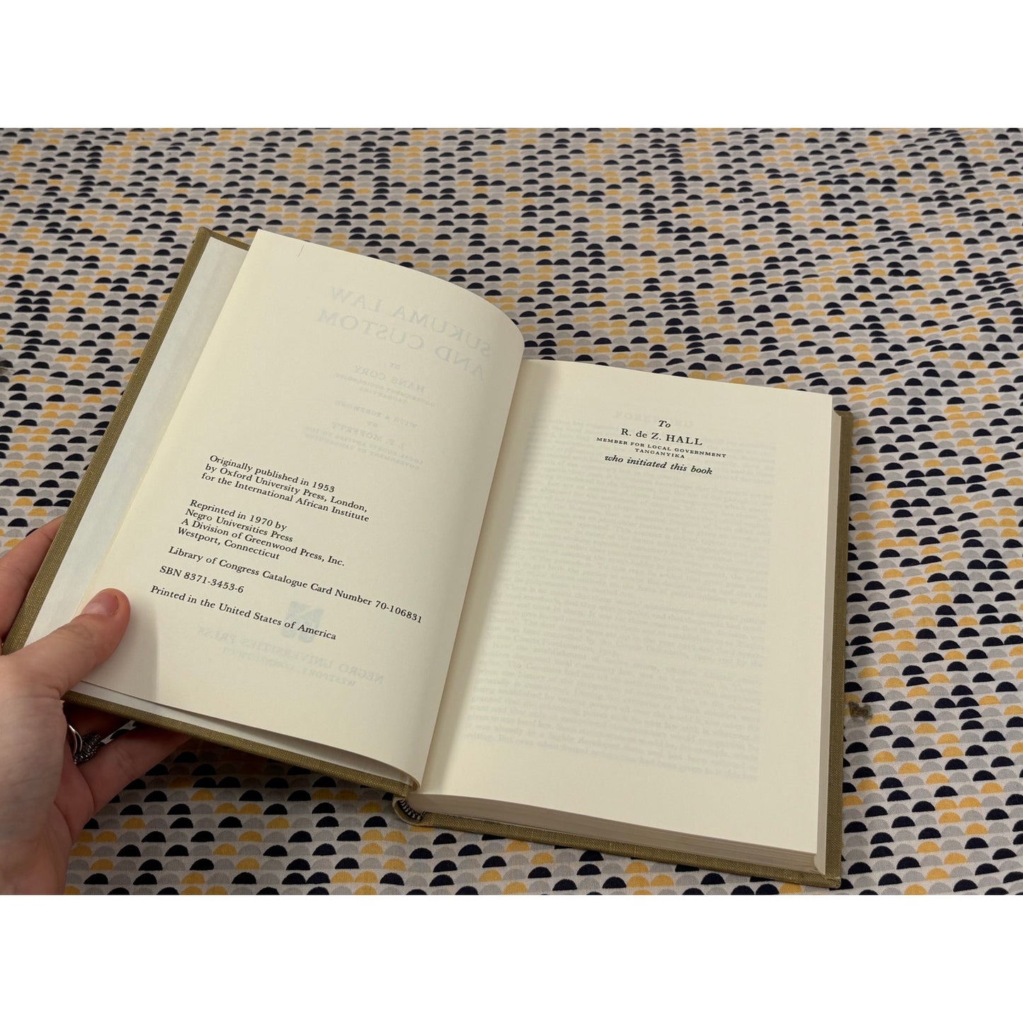Sukuma Law and Custom - Hans Cory - Negro Universities Press - Hardcover