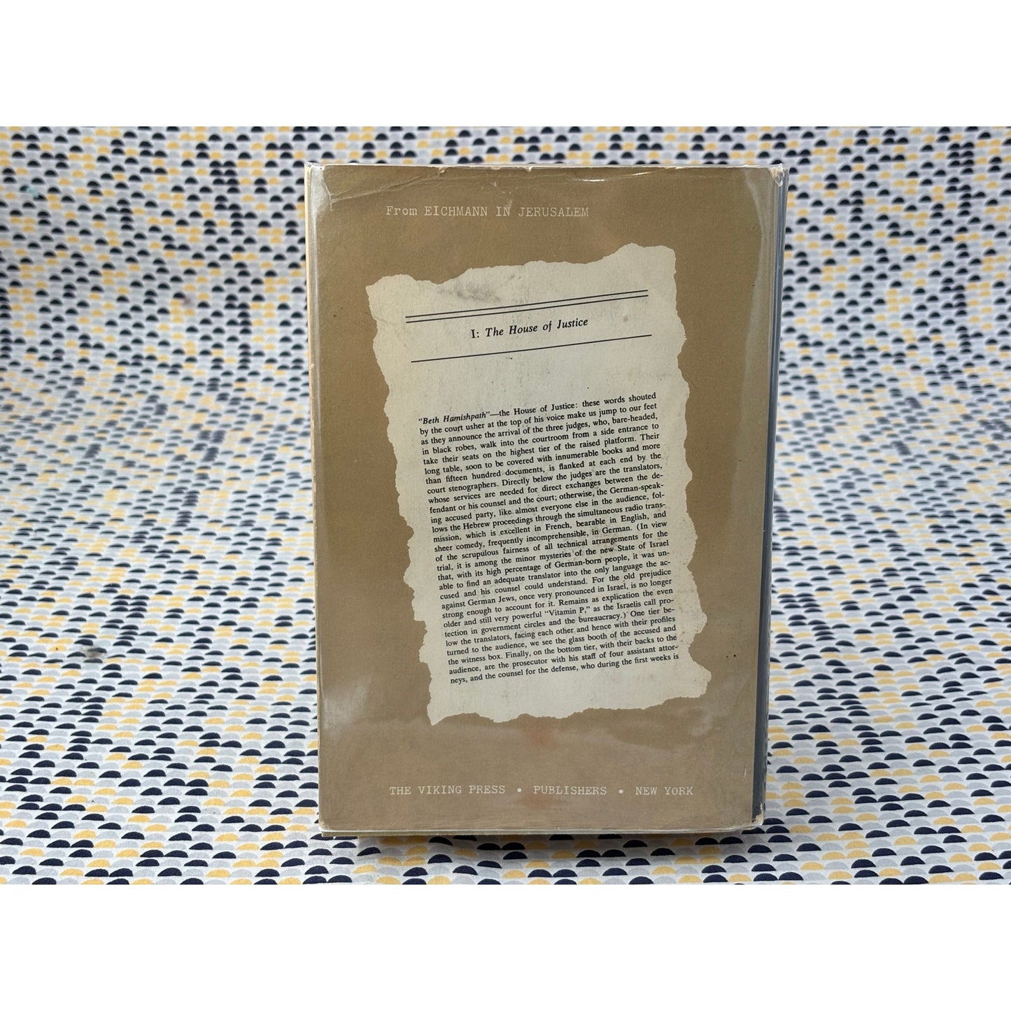 Eichmann in Jerusalem - Hannah Arendt - Viking - Hardcover - 1st Edition
