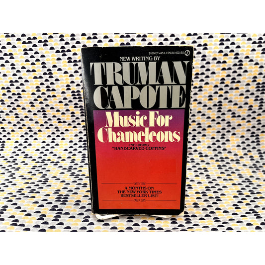 Music For Chameleons - Truman Capote - Vintage Paperback Book - Signet Books