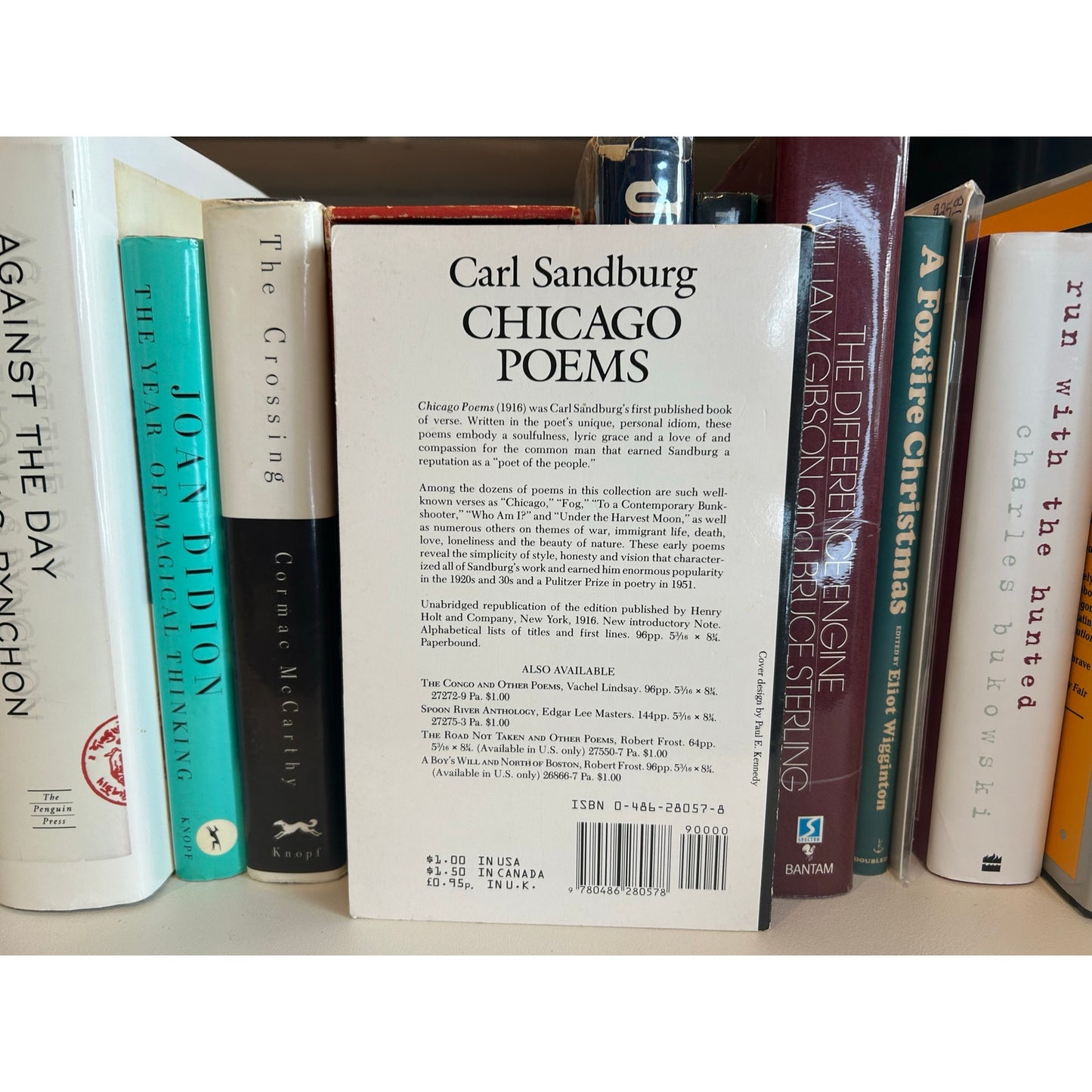 Chicago Poems - Carl Sandburg - Paperback - Dover Thrift Edition