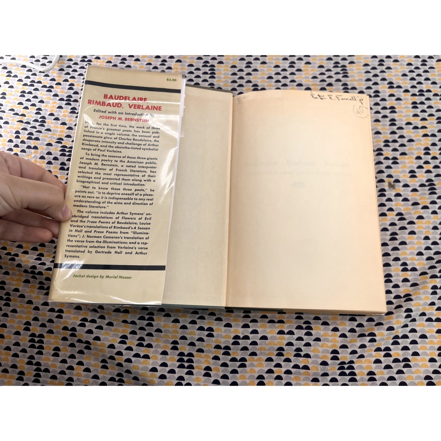 Selected Verse & Prose Poems from Baudelaire Rimbaud Verlaine - Citadel Books - Hardcover