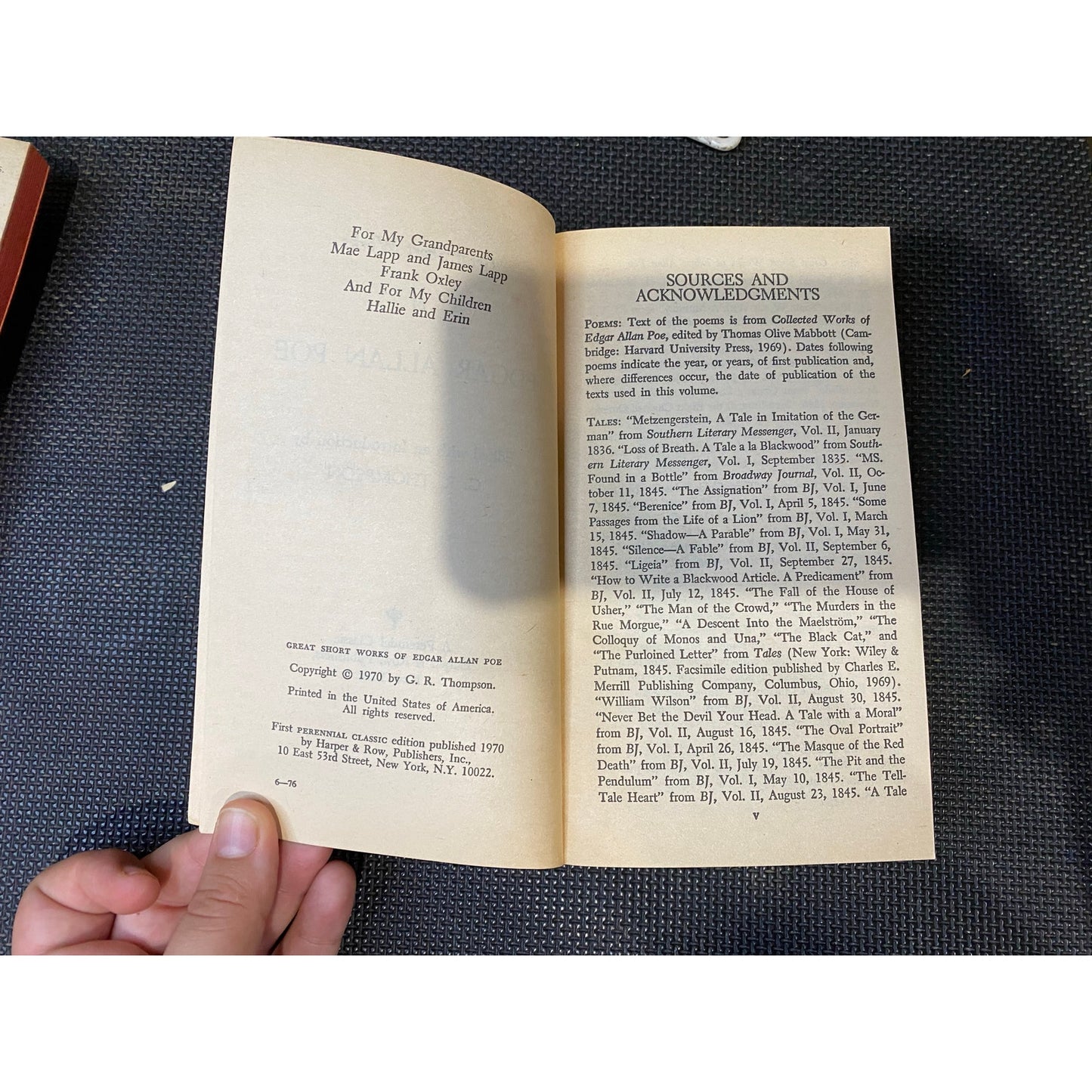 Great Short Works - Edgar Allan Poe - Perennial Classic Edition