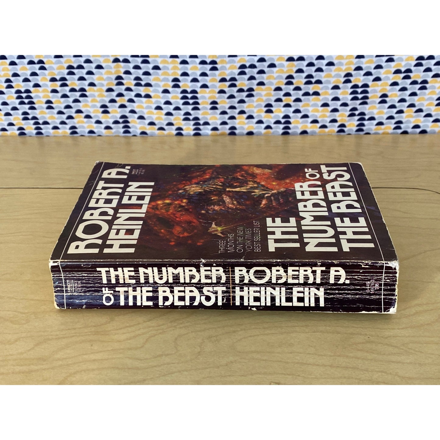 The Number of the Beast - Robert A. Heinlein - Vintage Paperback Book - Fawcett Science Fiction