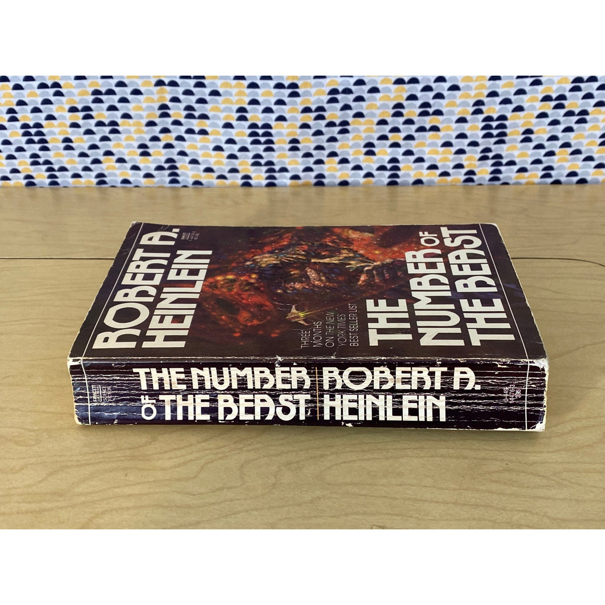 The Number of the Beast - Robert A. Heinlein - Vintage Paperback Book - Fawcett Science Fiction