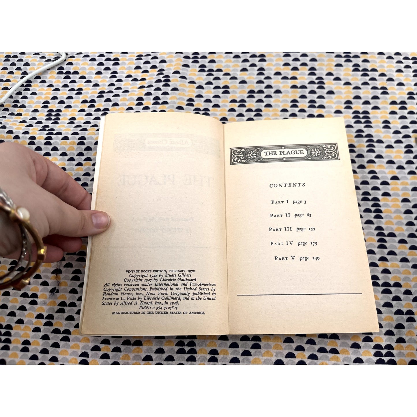 The Plague - Albert Camus - Vintage Paperback Book