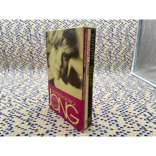 Poetry of Erica Jong - 3 book box set - Half-lives, Loveroot, Fruits and Vegetables - Holt Editions