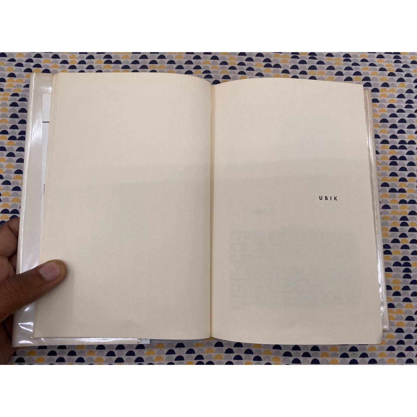 Ubik - Philip K. Dick - Peter Rauch Cover - Doubleday -Club Edition - 28k Gutter