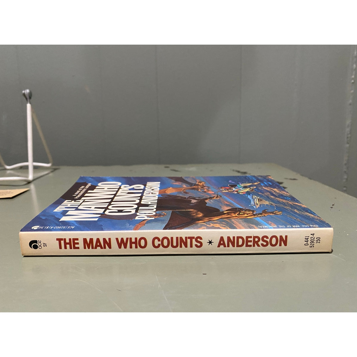 The Man Who Counts (War of the Wing-Men) - Poul Anderson - Ace - Whelan cover - Vintage Paperbacks