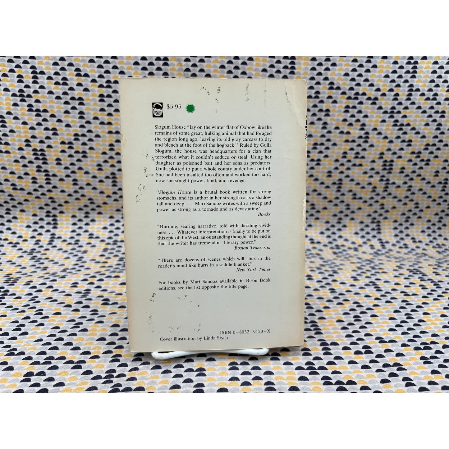 Slogum House - Mari Sandoz - Bison Book - Paperback