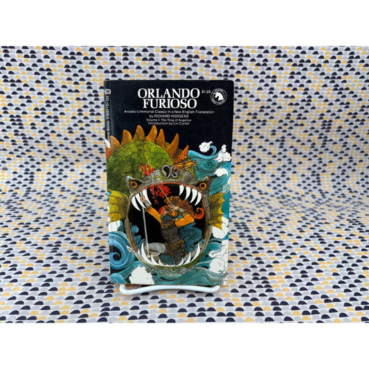 Orlando Furioso - Ludovico Ariosto - Vintage Paperback Book - Ballantine Edition