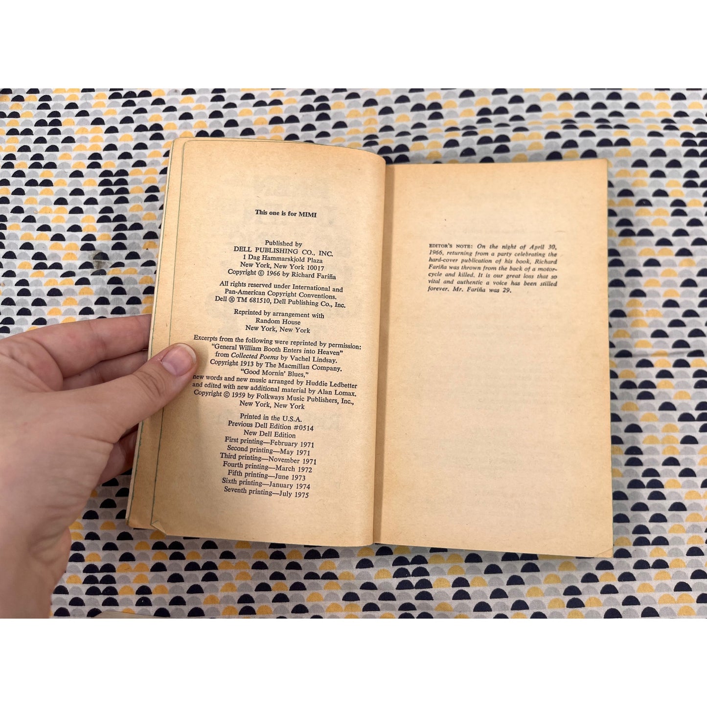 Been Down So Long It Looks Like Up To Me - Richard Farina - Dell Books - Paperback