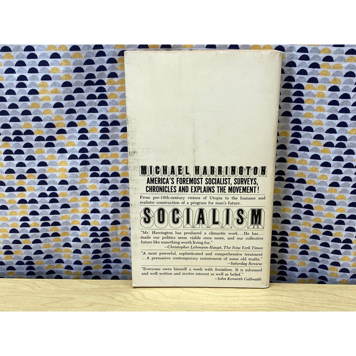 Socialism - Michael Harrington - Vintage Paperback Book - Bantam Political Science Edition