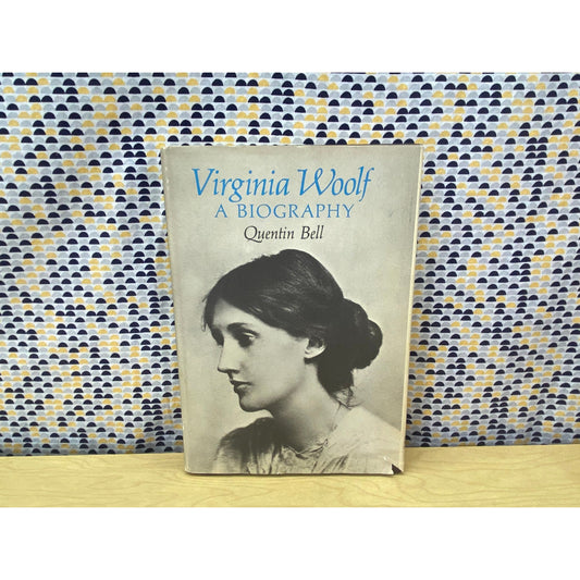 Virginia Woolf - A Biography - Quentin Bell - Vintage Hardcover Book - HBJ Edition