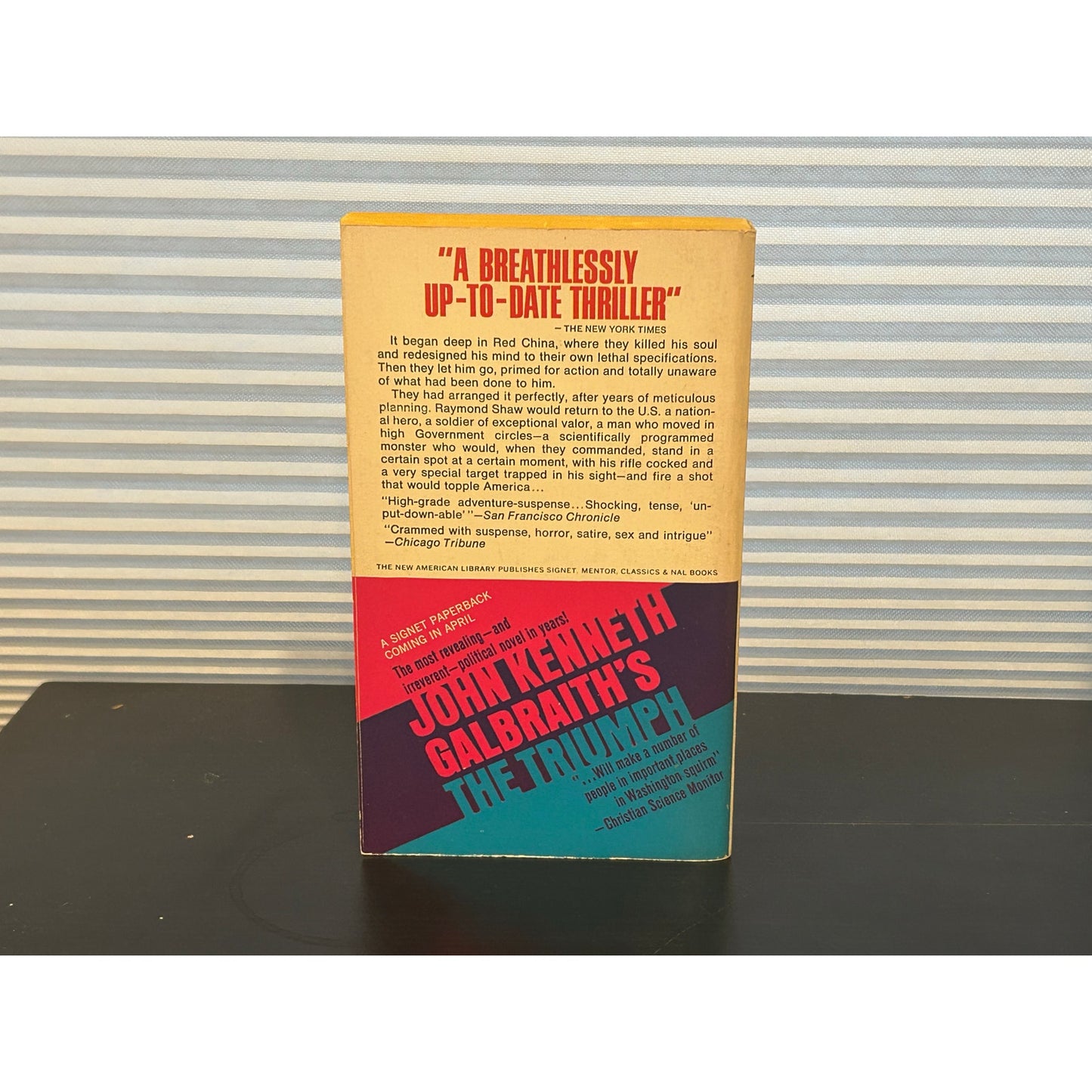 The Manchurian Candidate - Richard Condon - Vintage Paperback - Signet Edition