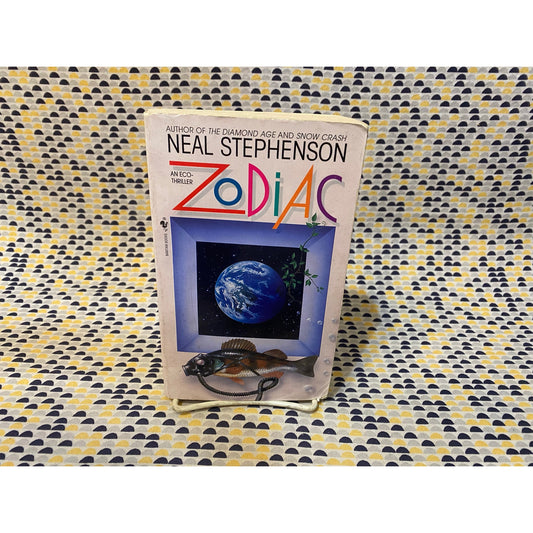 Zodiac - Neal Stephenson - Vintage Paperback - Bantam Books