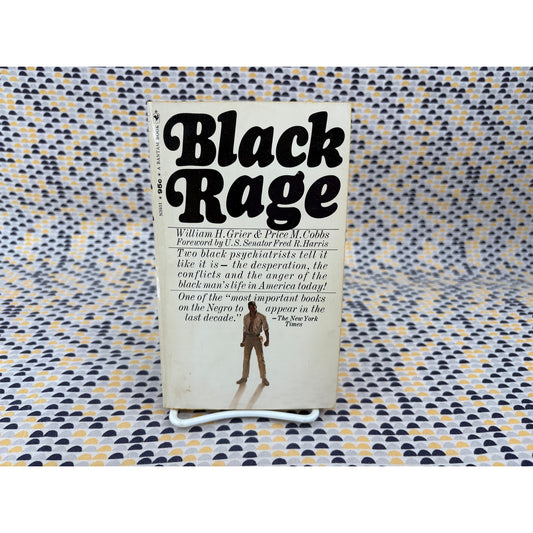 Black Rage - William Grier and Price Cobbs - Vintage Paperback Book - 95 cent Batnam Edition