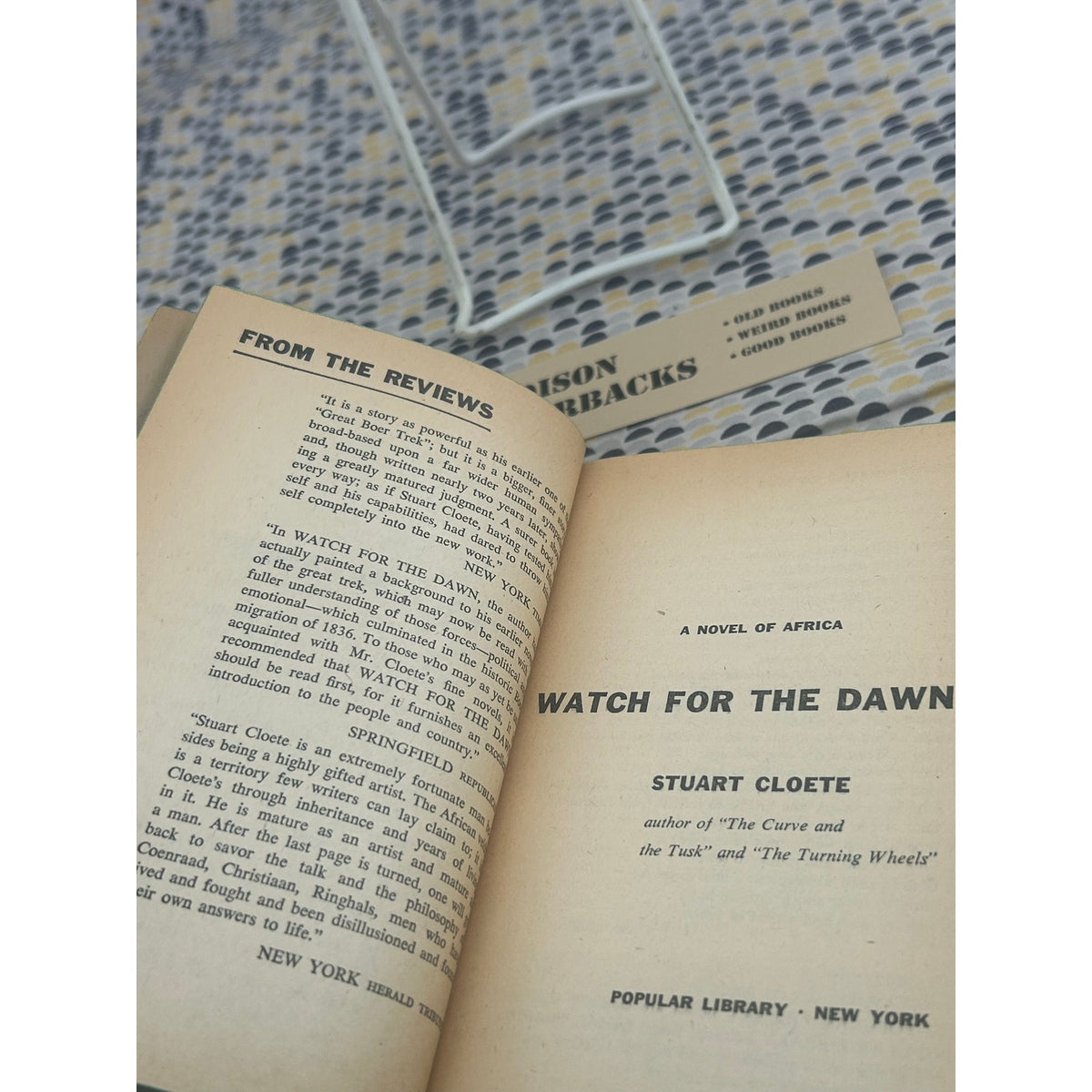 Watch for the Dawn - Stuart Cloete - Popular Giant G132 - Sleaze - Vintage Paperbacks