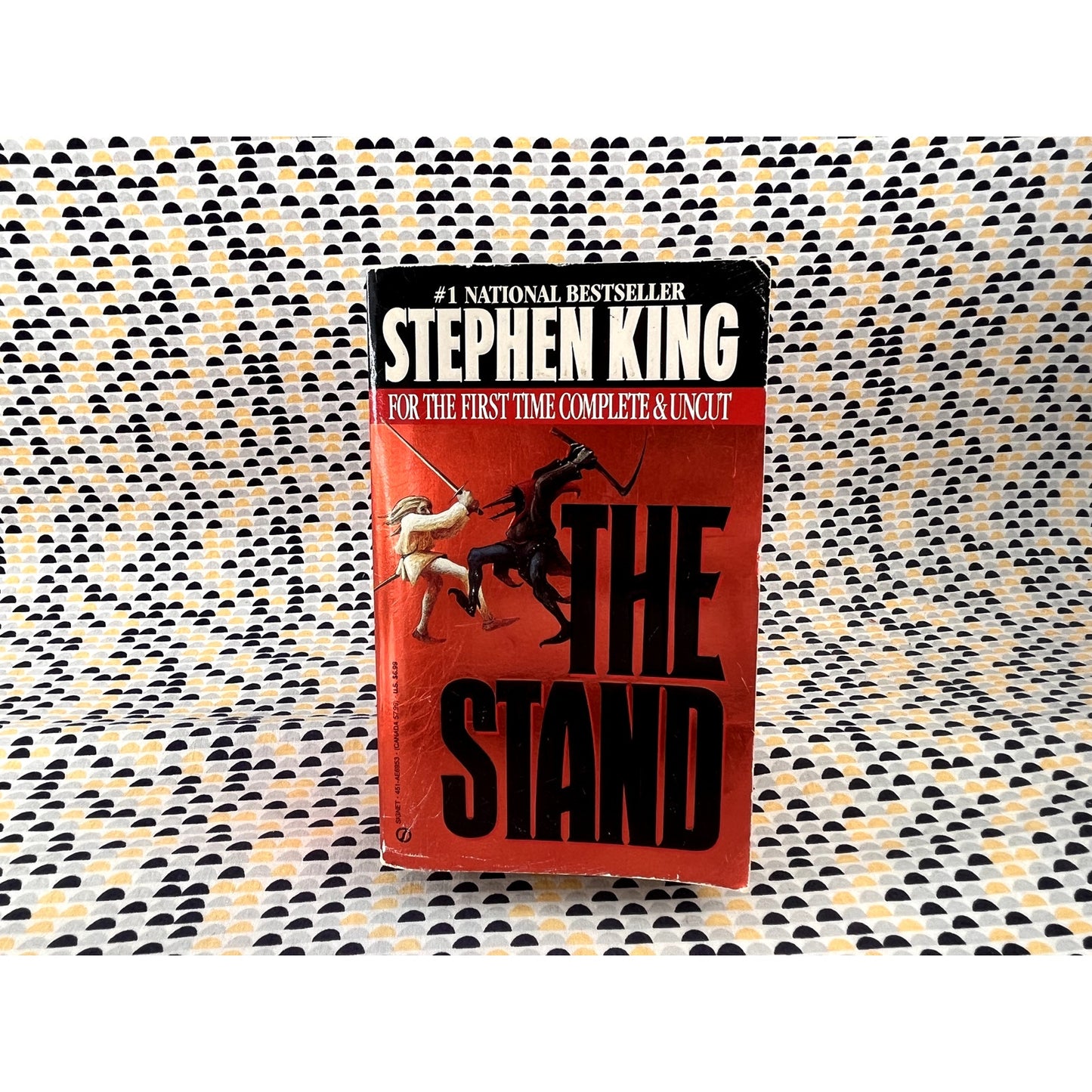The Stand - Stephen King - Vintage Paperback Book - Signet Books - 1st Printing