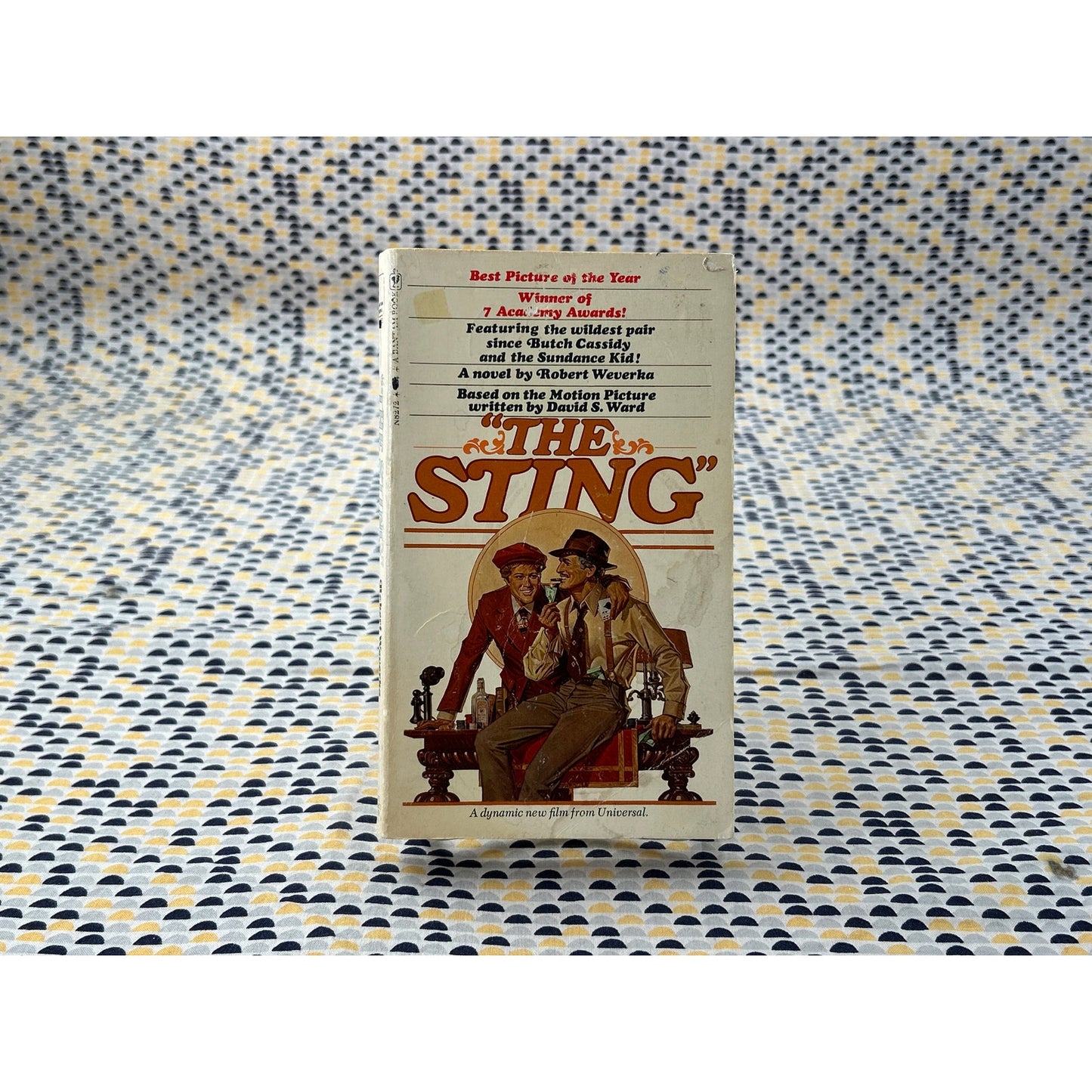 The Sting - Robert Weverka - Movie Tie In - Vintage Paperback Book - Bantam Books Edition