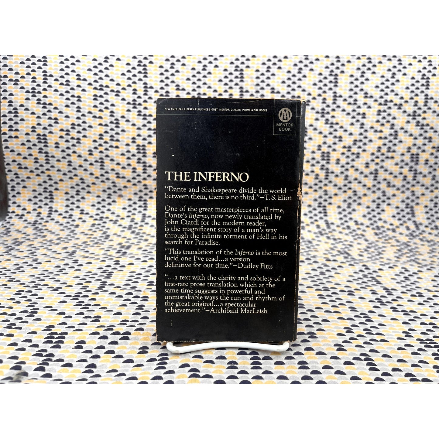 The Inferno - Dante - Vintage Paperback Book - Mentor Edition