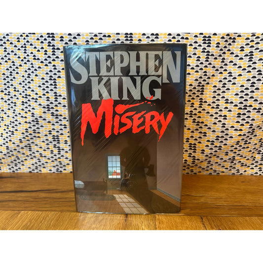 Misery - Stephen King - Vintage Hardcover Book - 1987 Viking First Edition, First Printing