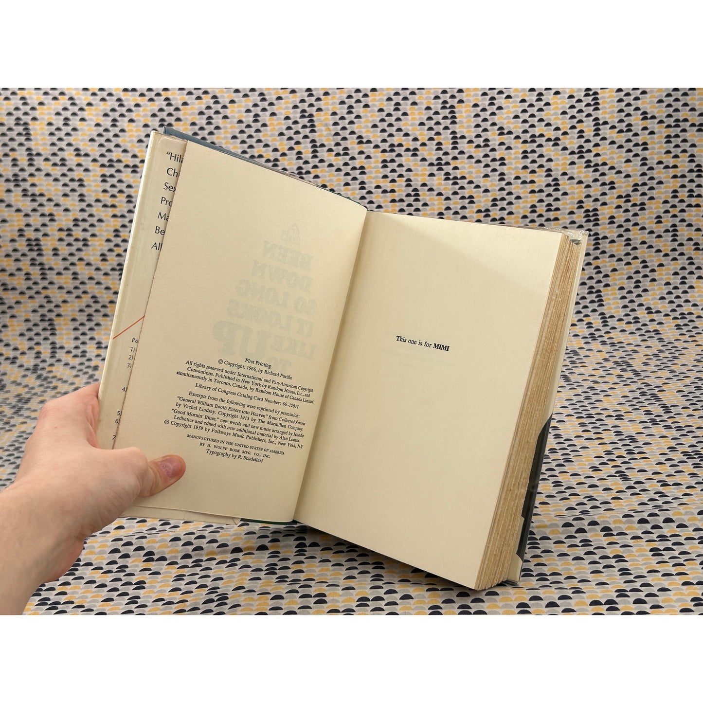 Been Down So Long It Looks Like Up To Me - Richard Farina - 1st Edition 1st Printing - Random House - Hardcover