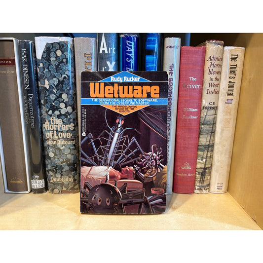 Wetware - Rudy Rucker - Vintage Paperback Book - Avon Edition