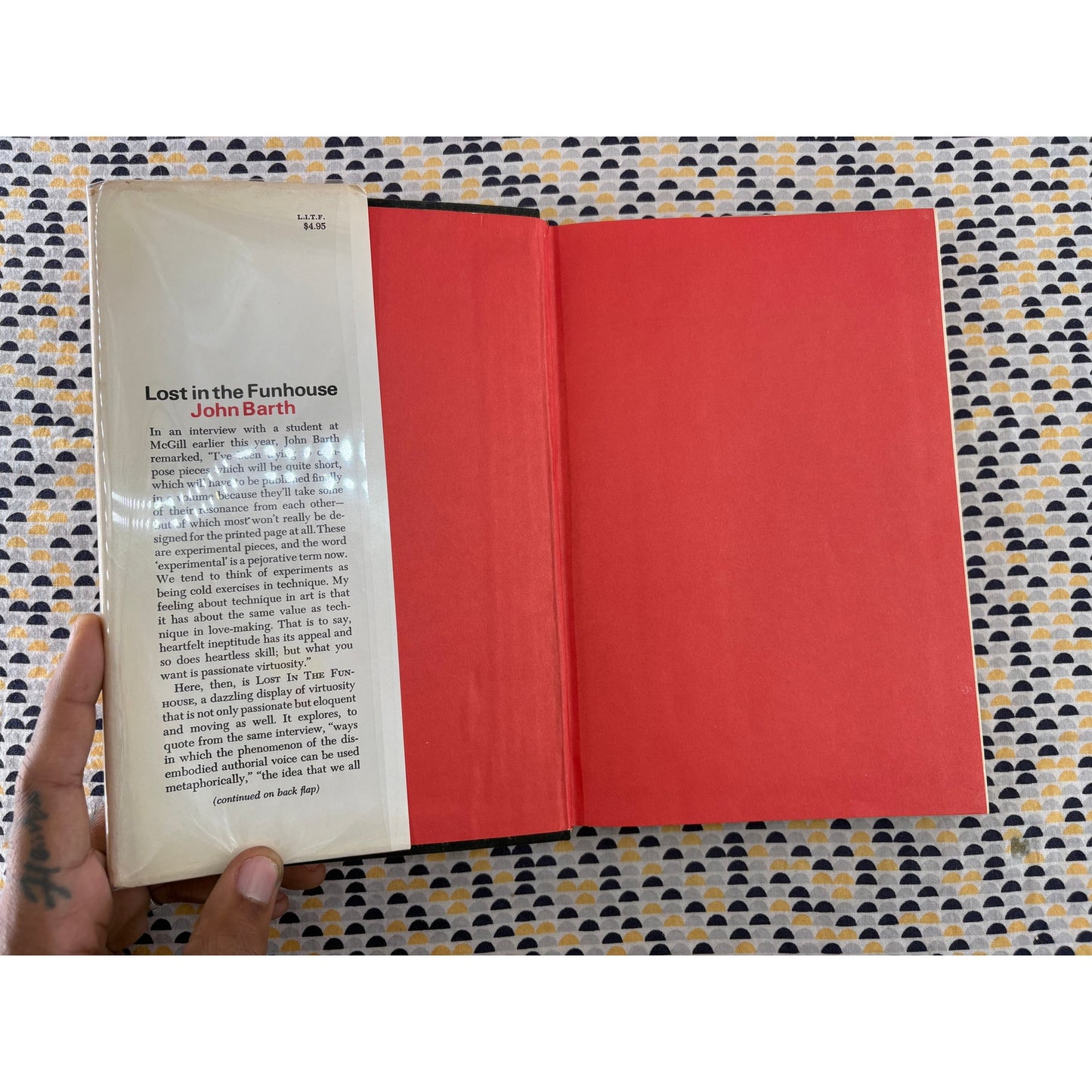 Lost In The Funhouse - John Barth - Doubleday - Hardcover 1st Edition 1st Printing