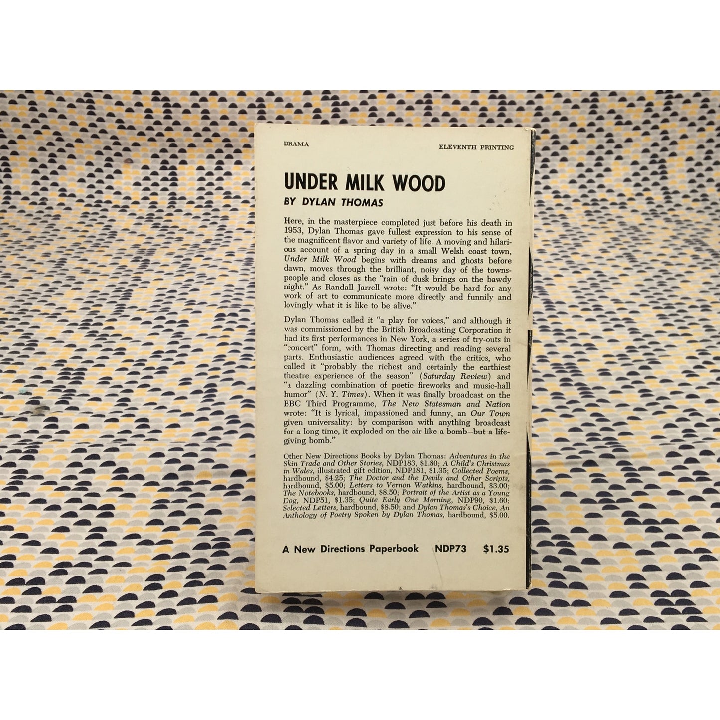 Under Milk Wood - Dylan Thomas - New Directions - Paperback