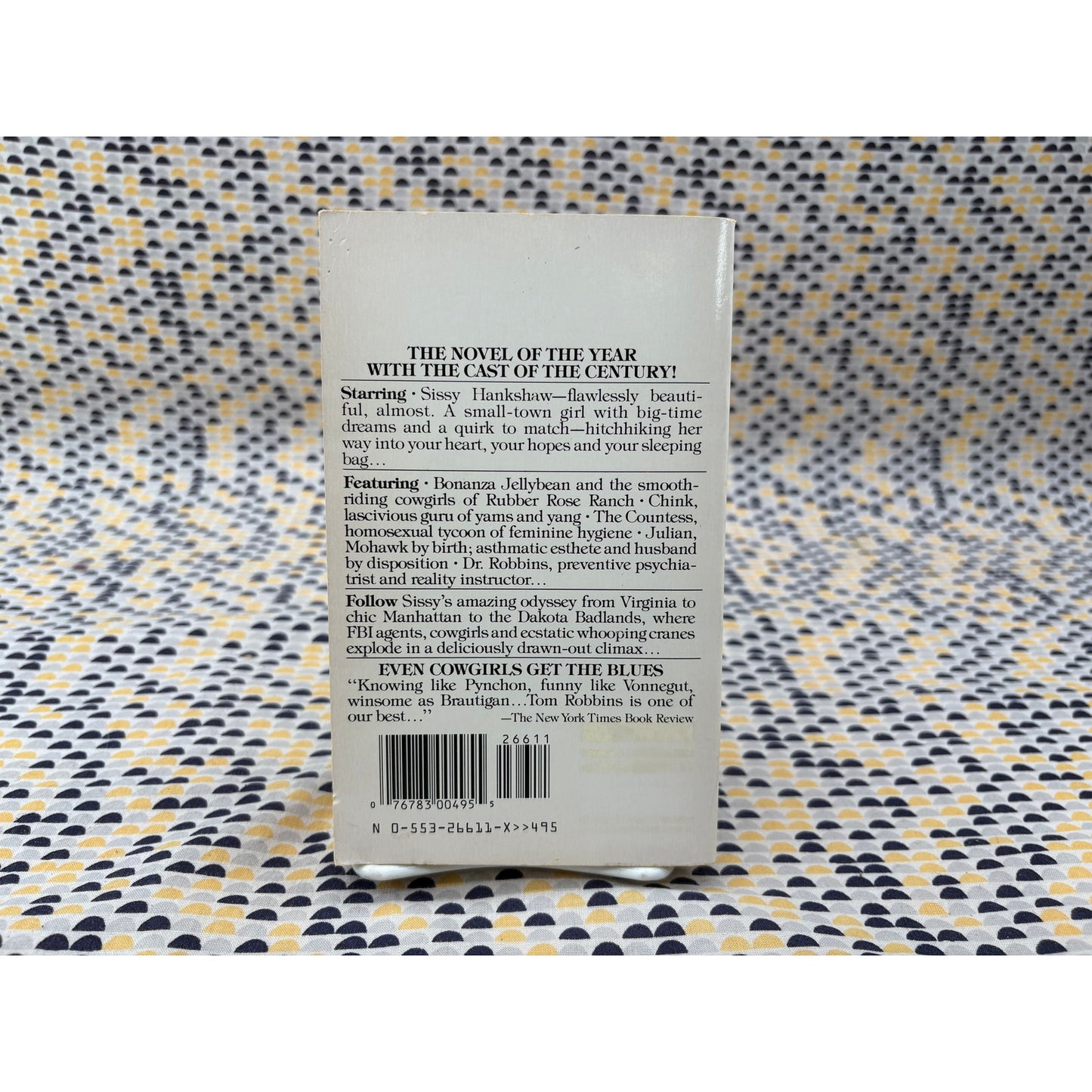 Even Cowgirls Get the Blues - Tom Robbins - Vintage Paperback Book - Bantam Books