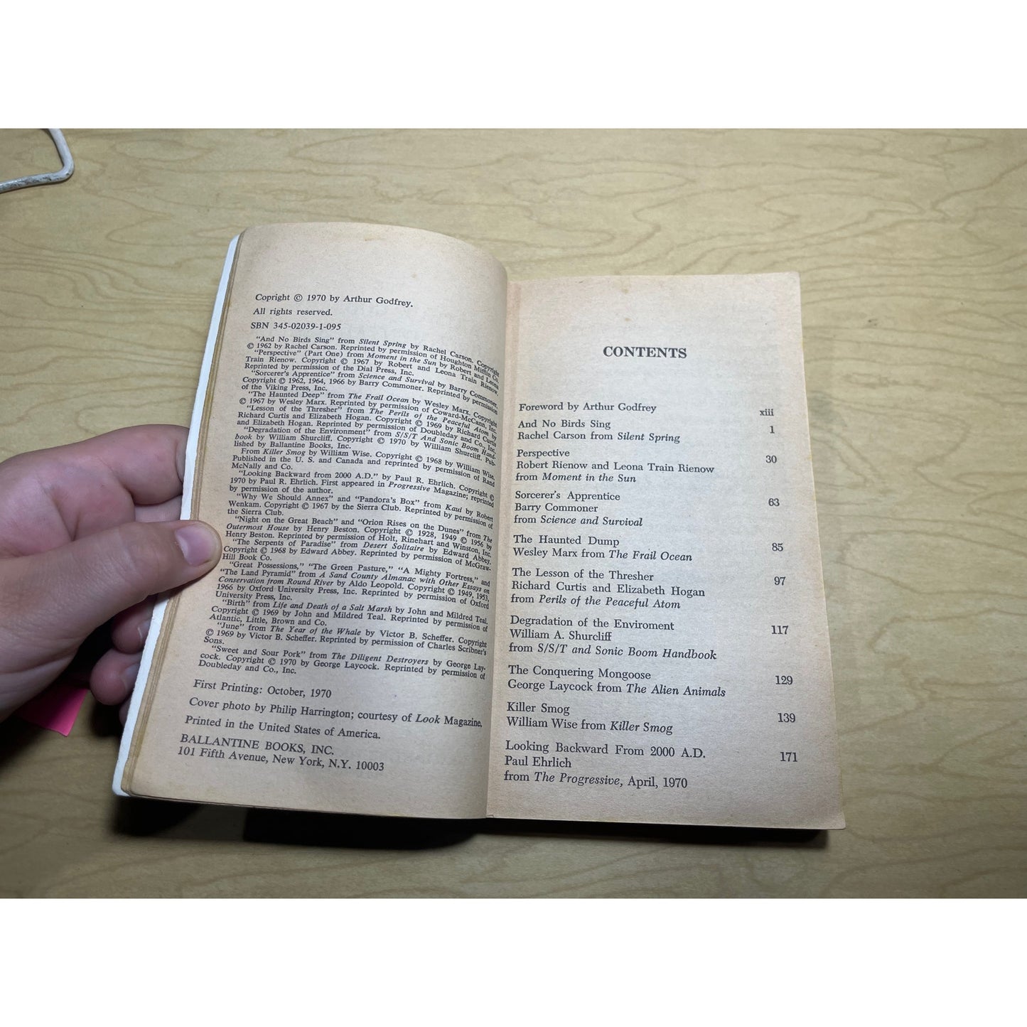 The Arthur Godfrey. Environmental Reader - Ballantine Books - Paperback