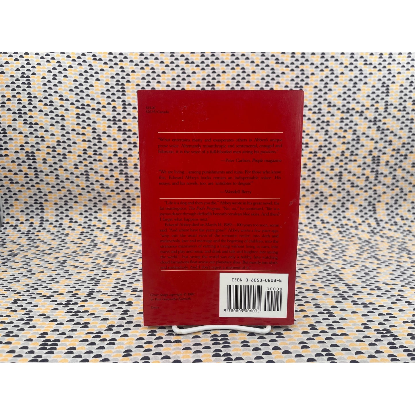 One Life at a Time, Please - Edward Abbey - Owl Books- Paperback